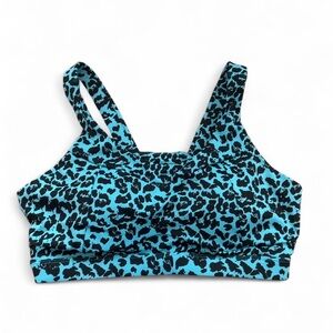 RUNNING GIRL High Impact Sports Bras for Women Leopard Print Racerback- XL